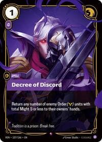 Decree of Discord - Vendetta - Riftbound: League of Legends Trading Card Game card
