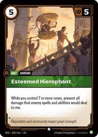 Esteemed Hierophant - Vendetta - Riftbound: League of Legends Trading Card Game card