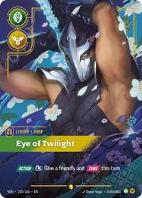 Shen, Eye of Twilight (Overnumbered) - Vendetta - Riftbound: League of Legends Trading Card Game card