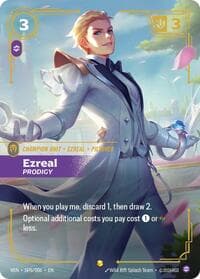 Ezreal, Prodigy - Vendetta - Riftbound: League of Legends Trading Card Game card