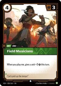Field Musicians - Vendetta - Riftbound: League of Legends Trading Card Game card
