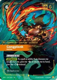Gangplank, Naval (Overnumbered) - Vendetta - Riftbound: League of Legends Trading Card Game card