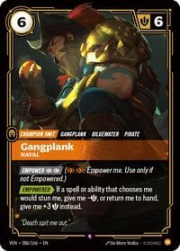 Gangplank, Naval - Vendetta - Riftbound: League of Legends Trading Card Game card