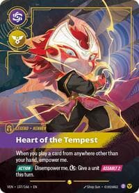 Kennen, Heart of the Tempest (Overnumbered) - Vendetta - Riftbound: League of Legends Trading Card Game card