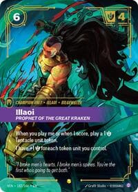 Illaoi, Prophet of the Great Kraken (Overnumbered) - Vendetta - Riftbound: League of Legends Trading Card Game card