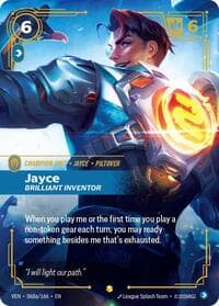 Jayce, Brilliant Inventor (Alternate Art) - Vendetta - Riftbound: League of Legends Trading Card Game card