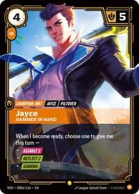 Jayce, Hammer in Hand (Alternate Art) - Vendetta - Riftbound: League of Legends Trading Card Game card