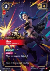 Jinx, Demolitionist (Overnumbered) - Vendetta - Riftbound: League of Legends Trading Card Game card