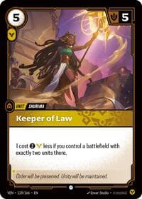 Keeper of Law - Vendetta - Riftbound: League of Legends Trading Card Game card