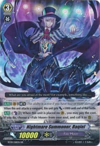 Nightmare Summoner, Raqiel - BT09: Clash of Knights & Dragons - Cardfight Vanguard card