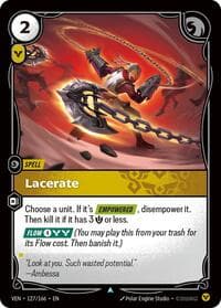Lacerate - Vendetta - Riftbound: League of Legends Trading Card Game card