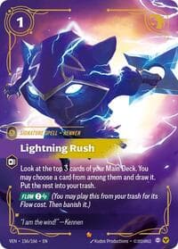 Lightning Rush - Vendetta - Riftbound: League of Legends Trading Card Game card