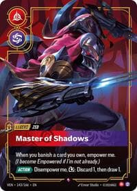 Zed, Master of Shadows - Vendetta - Riftbound: League of Legends Trading Card Game card