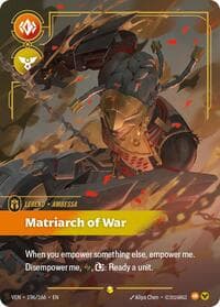 Ambessa, Matriarch of War (Overnumbered) - Vendetta - Riftbound: League of Legends Trading Card Game card