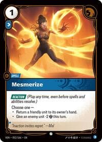 Mesmerize - Vendetta - Riftbound: League of Legends Trading Card Game card