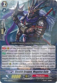 Stealth Dragon, Magatsu Gale - BT09: Clash of Knights & Dragons - Cardfight Vanguard card