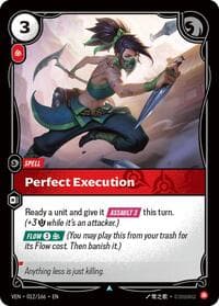 Perfect Execution - Vendetta - Riftbound: League of Legends Trading Card Game card