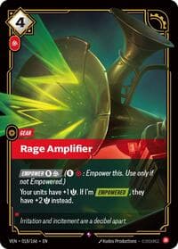 Rage Amplifier - Vendetta - Riftbound: League of Legends Trading Card Game card