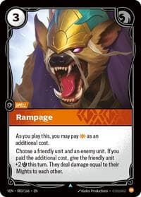 Rampage - Vendetta - Riftbound: League of Legends Trading Card Game card