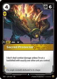 Sacred Protector - Vendetta - Riftbound: League of Legends Trading Card Game card