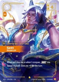 Sett, Brawler - Vendetta - Riftbound: League of Legends Trading Card Game card