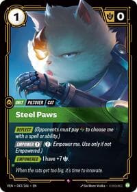 Steel Paws - Vendetta - Riftbound: League of Legends Trading Card Game card