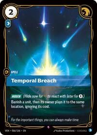 Temporal Breach - Vendetta - Riftbound: League of Legends Trading Card Game card