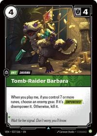 Tomb-Raider Barbara - Vendetta - Riftbound: League of Legends Trading Card Game card