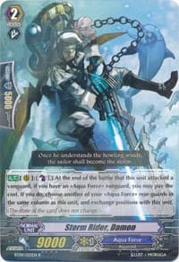 Storm Rider, Damon - BT09: Clash of Knights & Dragons - Cardfight Vanguard card