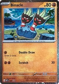 Binacle - 087 (Cosmos Holo) - ME: Mega Evolution Promo - Pokemon card