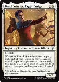 Brad Boimler, Eager Ensign - Star Trek - Magic: The Gathering card