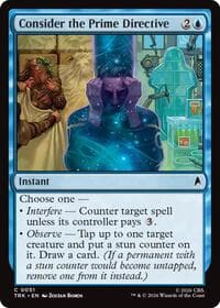 Consider the Prime Directive - Star Trek - Magic: The Gathering card