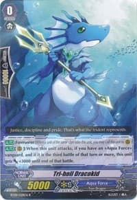 Tri-holl Dracokid - BT09: Clash of Knights & Dragons - Cardfight Vanguard card
