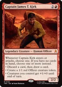 Captain James T. Kirk - Star Trek - Magic: The Gathering card