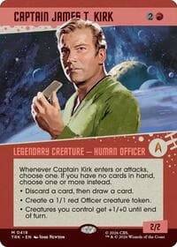 Captain James T. Kirk (Showcase) - Star Trek - Magic: The Gathering card