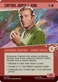 Captain James T. Kirk (Showcase) (Surge Foil) - Star Trek - Magic: The Gathering card