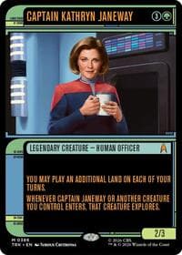 Captain Kathryn Janeway (Showcase) - Star Trek - Magic: The Gathering card