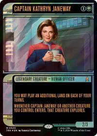 Captain Kathryn Janeway (Showcase) (Surge Foil) - Star Trek - Magic: The Gathering card