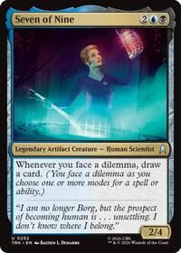 Seven of Nine - Star Trek - Magic: The Gathering card