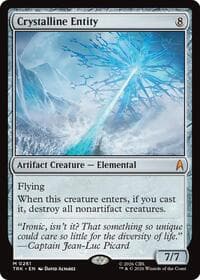 Crystalline Entity - Star Trek - Magic: The Gathering card