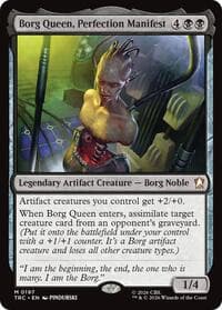 Borg Queen, Perfection Manifest - Commander: Star Trek - Magic: The Gathering card