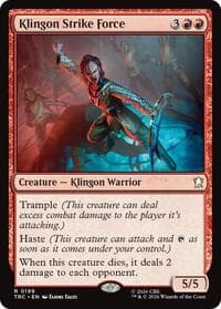 Klingon Strike Force - Commander: Star Trek - Magic: The Gathering card