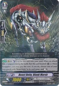 Beast Deity, Blank Marsh - BT09: Clash of Knights & Dragons - Cardfight Vanguard card