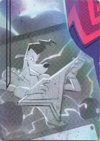 Powerline - World's Greatest Rock Star Puzzle Insert (Middle Left) - Fabled - Disney Lorcana card