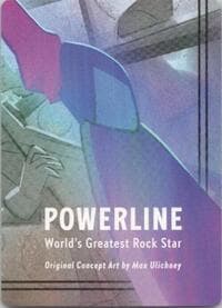 Powerline - World's Greatest Rock Star Puzzle Insert (Bottom Right) - Fabled - Disney Lorcana card