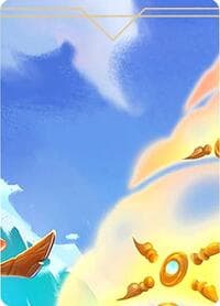Azurite Sea Puzzle Insert (Top Middle) - Azurite Sea - Disney Lorcana card
