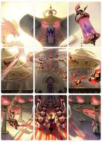 Reign of Jafar Puzzle Insert (Set of 9) (Version 1 of 2) - Reign of Jafar - Disney Lorcana card