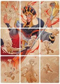 Reign of Jafar Puzzle Insert (Set of 9) (Version 2 of 2) - Reign of Jafar - Disney Lorcana card