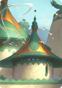 Archazia's Island Puzzle Insert (Version 1 of 2) (Middle Left) - Archazia's Island - Disney Lorcana card