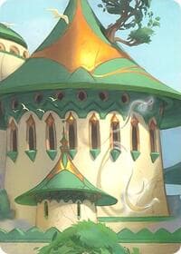 Archazia's Island Puzzle Insert (Version 1 of 2) (Middle Right) - Archazia's Island - Disney Lorcana card